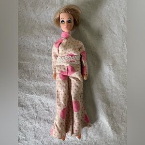 Vintage Barbie Doll with Pink Polka Dot Outfit